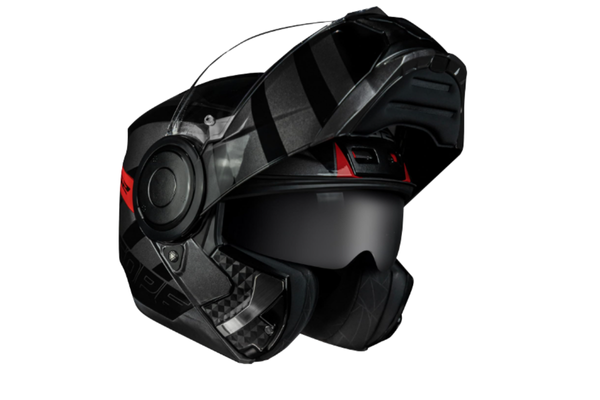 Capacete LS2 Valiant FF399 articulado com óculos solar interno